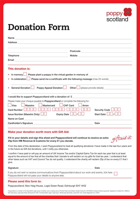 parkinson's foundation donation form